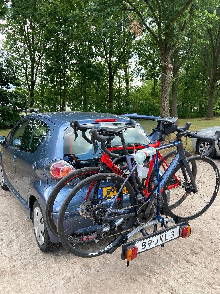 Fietsdrager voor twee fietsen, Ophalen, 2 fietsen, Gebruikt, Trekhaakdrager