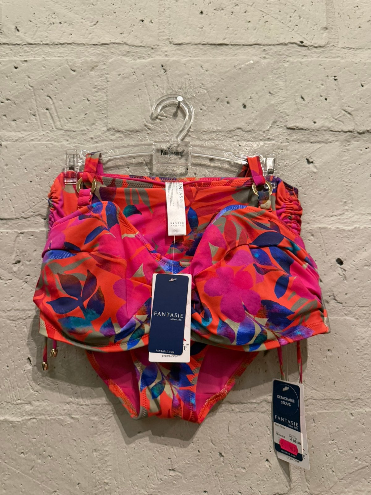 Fantasie bikini 38/ 75E slip S NIEUW!! Nu €50, Ophalen of Verzenden, Roze, BH
