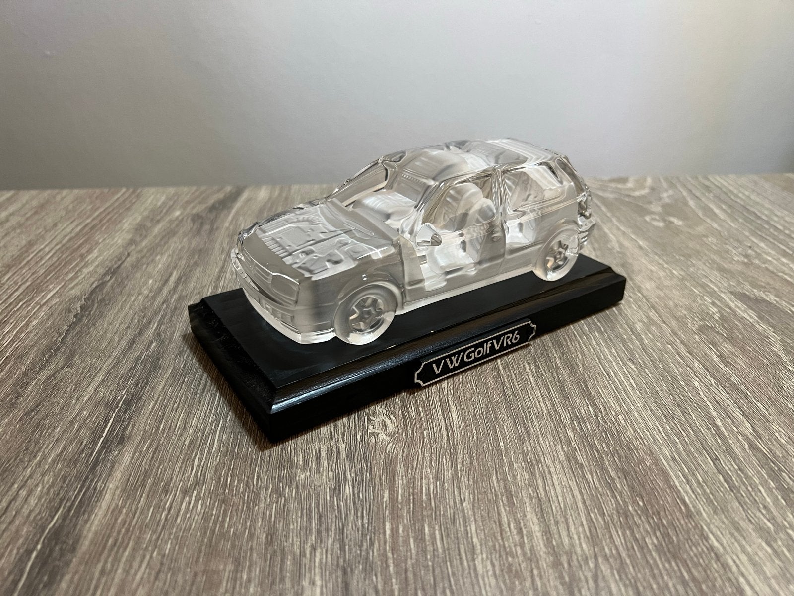 Vintage Hofbauer Kristallen VW Golf III VR6, Hobby en Vrije tijd, Overige merken, Auto, 1:32 tot 1:50, Ophalen of Verzenden