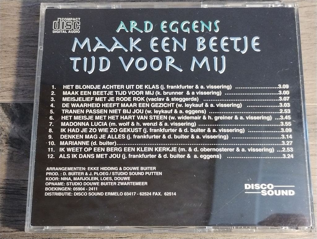 Ard Eggens ‎– Maak Een Beetje Tijd Voor Mij, Ophalen of Verzenden, Zo goed als nieuw, Levenslied of Smartlap
