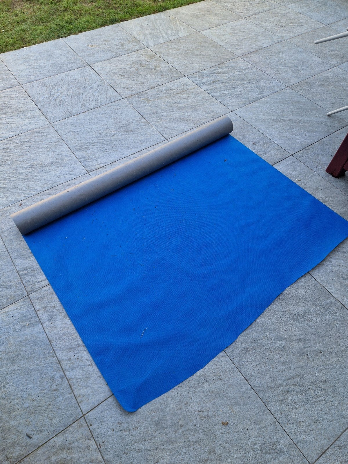 Damp-open folie / zeil - Blauw, Ophalen, Zo goed als nieuw, 15 m² of meer, Folie