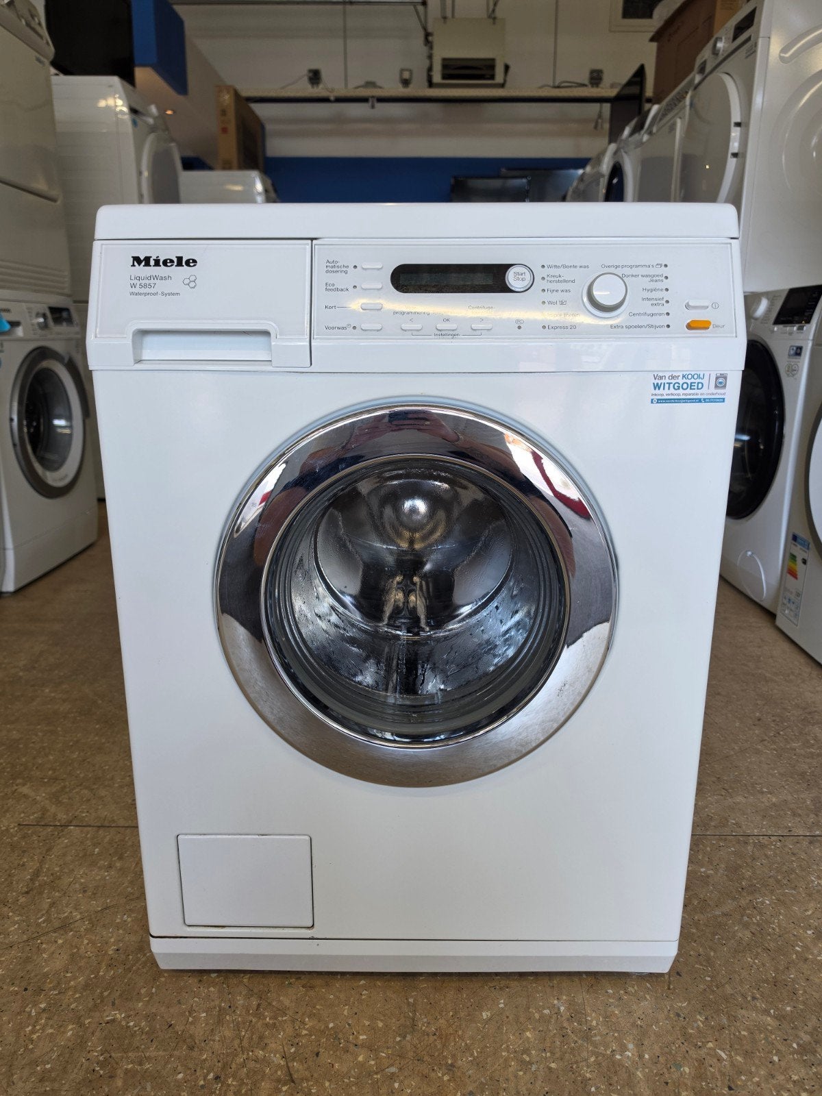 Miele W 5857 Softcare wasmachine | 7 kilo | Gratis thuis 🚚✅, Witgoed en Apparatuur, Jirnsum, Energieklasse A of zuiniger, Ophalen of Verzenden