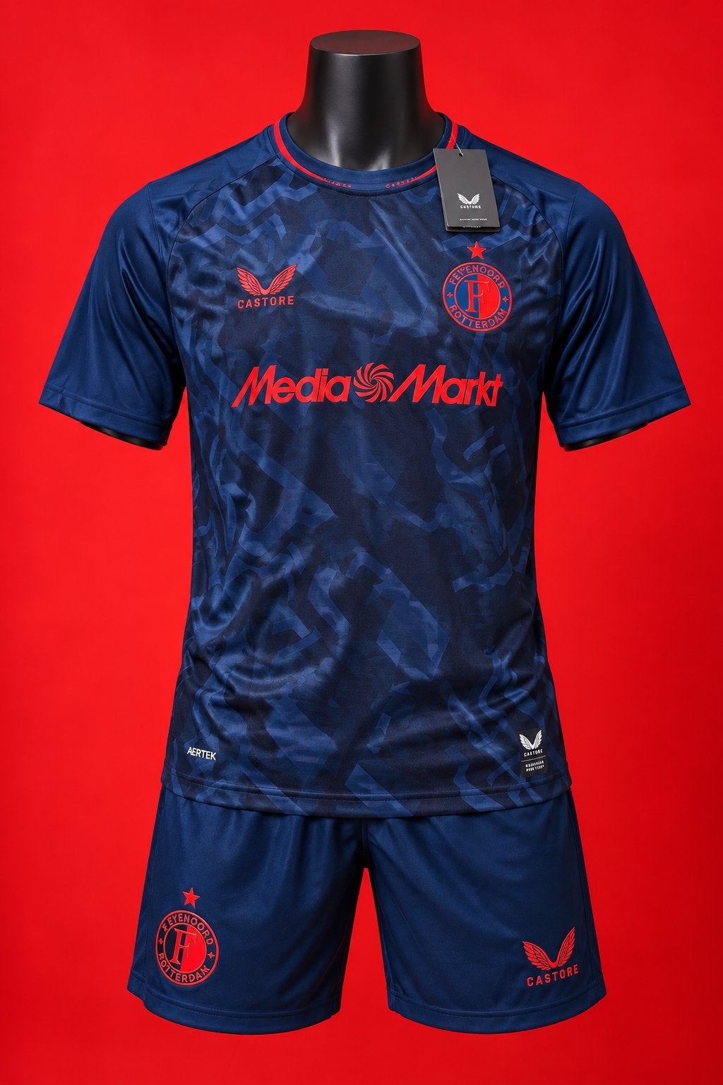 Feyenoord Derde Tenue 2026/27 Shirt + Broek Voetbalset, Blauw, Nieuw, Ophalen of Verzenden, Maat 46/48 (XL) of groter