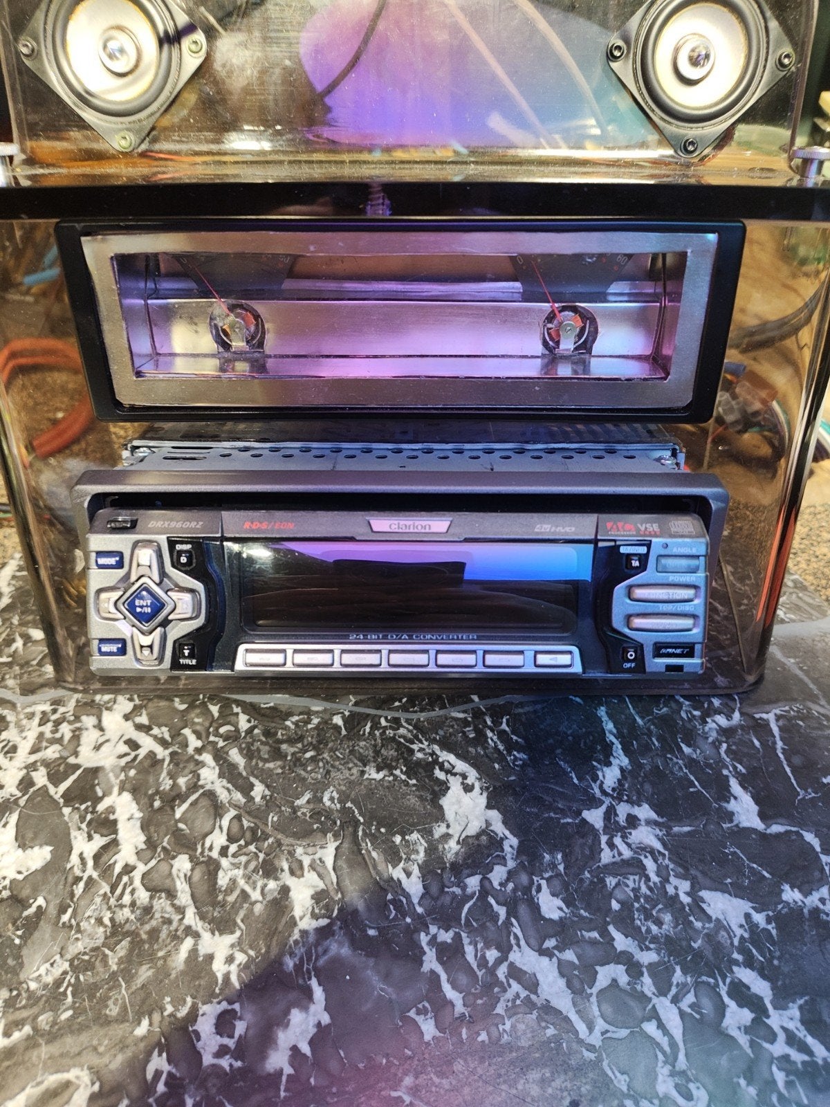 *Clarion*DRX960RZ*unit*met*CD-speler*dsp*EQ*animatie, Auto diversen, Ophalen of Verzenden