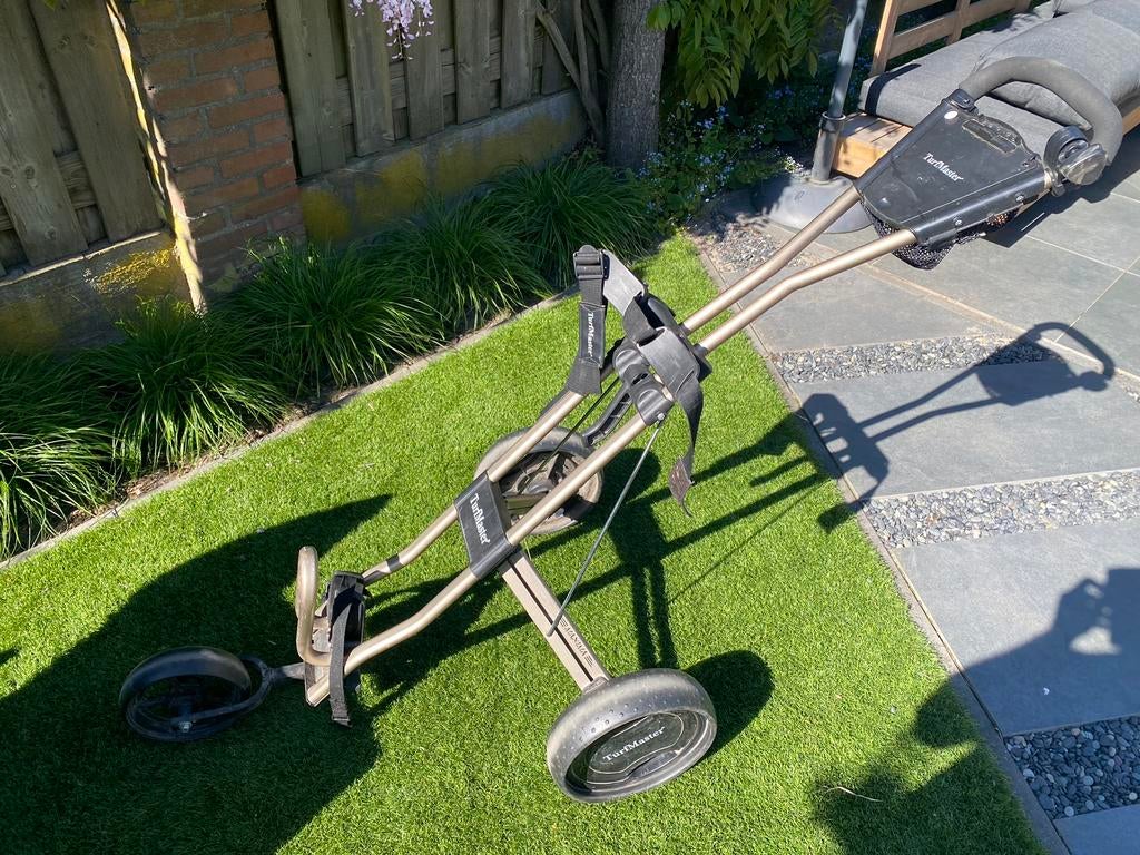 Golftrolley Turfmaster, Sport en Fitness, Golf, Ophalen of Verzenden, Gebruikt, Golfkar, Overige merken