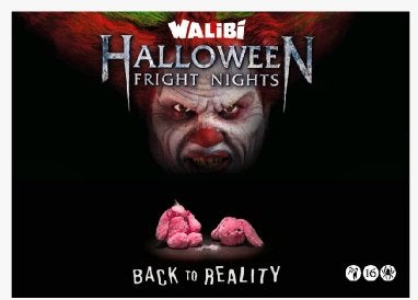 2x Walibi fright night 11 oktober, Twee personen, Ticket of Toegangskaart
