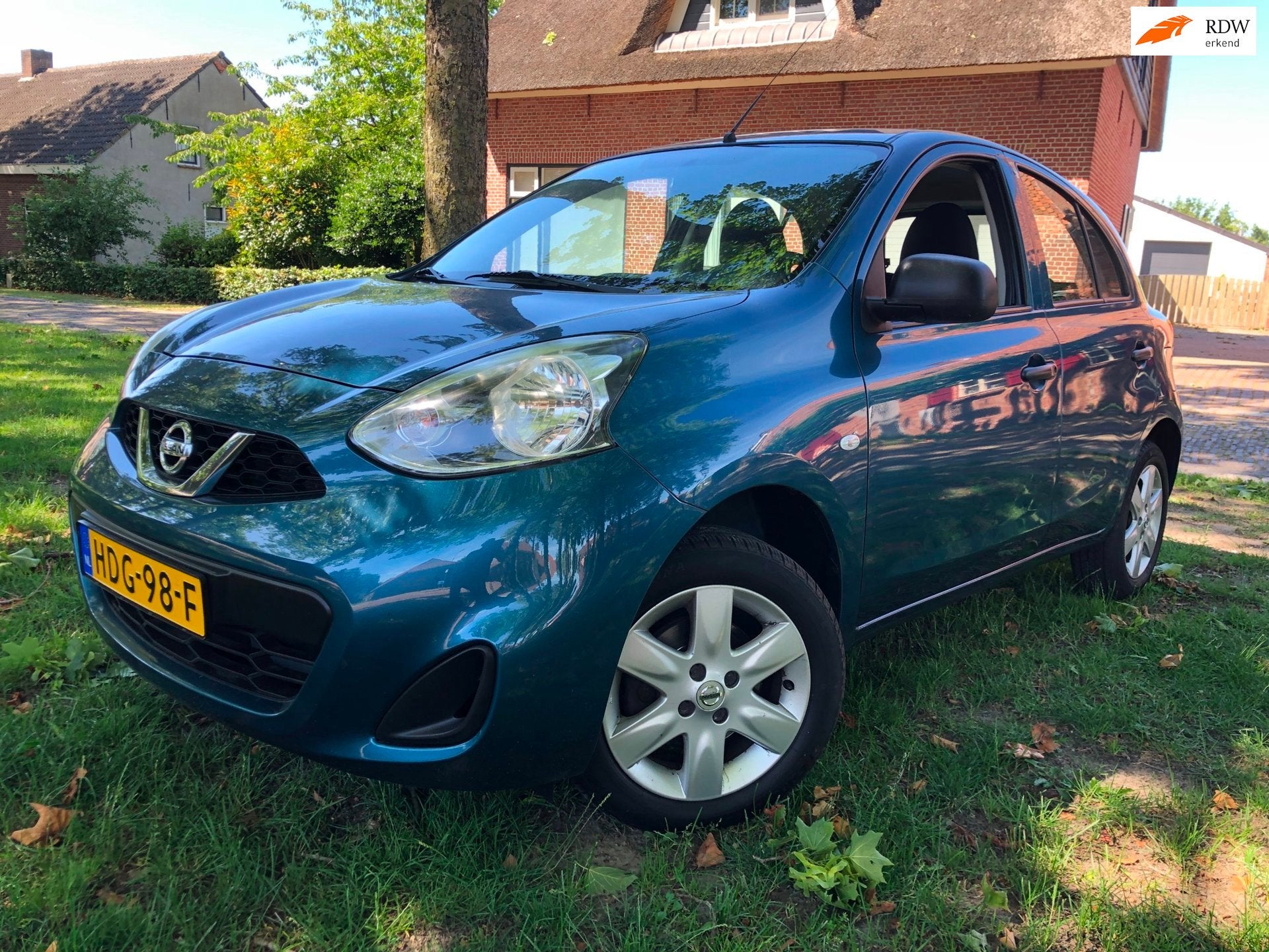 Nissan Micra 1.2 Visia AIRCO / LM / APK 22-1-2027, Voorwielaandrijving, Stof, Gebruikt, Euro 6