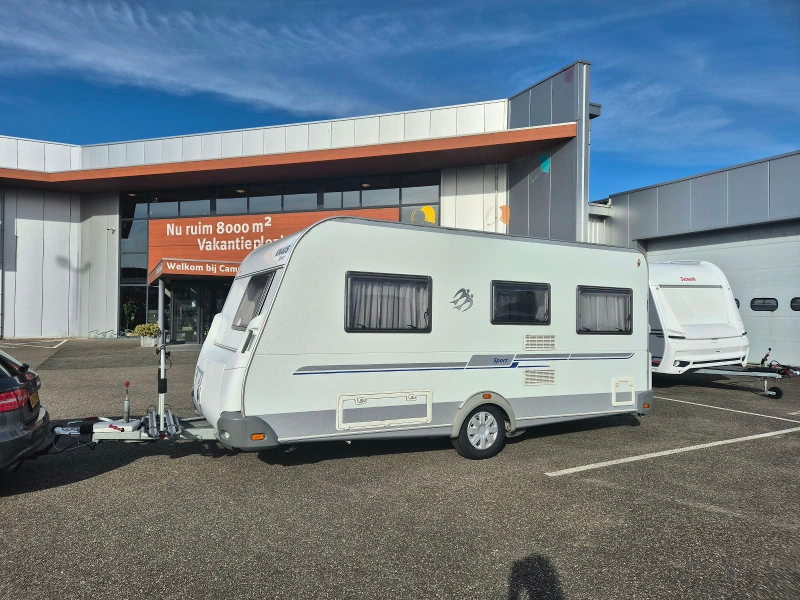 Knaus Sport 450 FU - met airco,mover,luifel en voortent., Rondzit, Frans bed, Particulier, Knaus