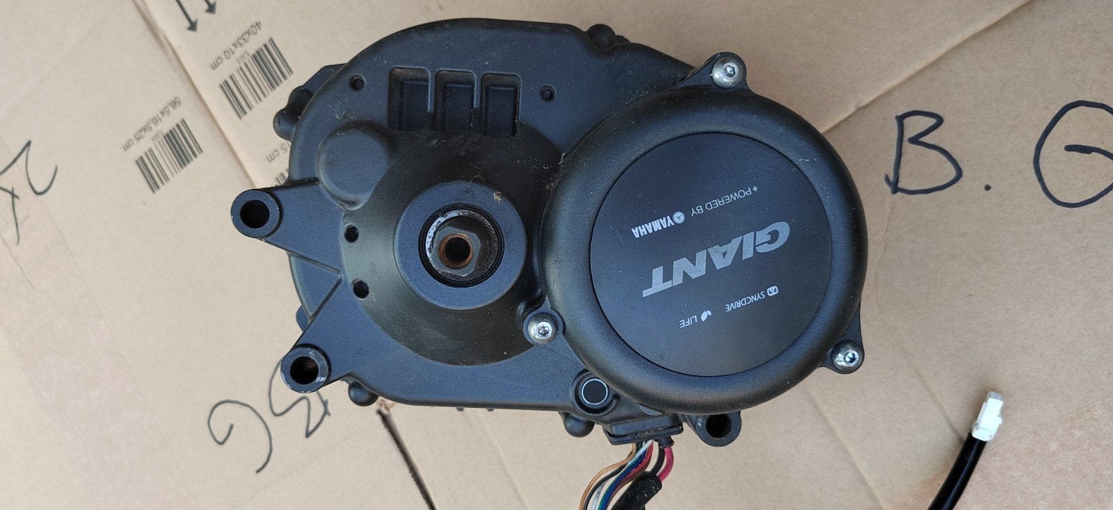 Giant yamaha Middenmotor E-bike, Gebruikt, Ophalen of Verzenden, Motor, Aluminium