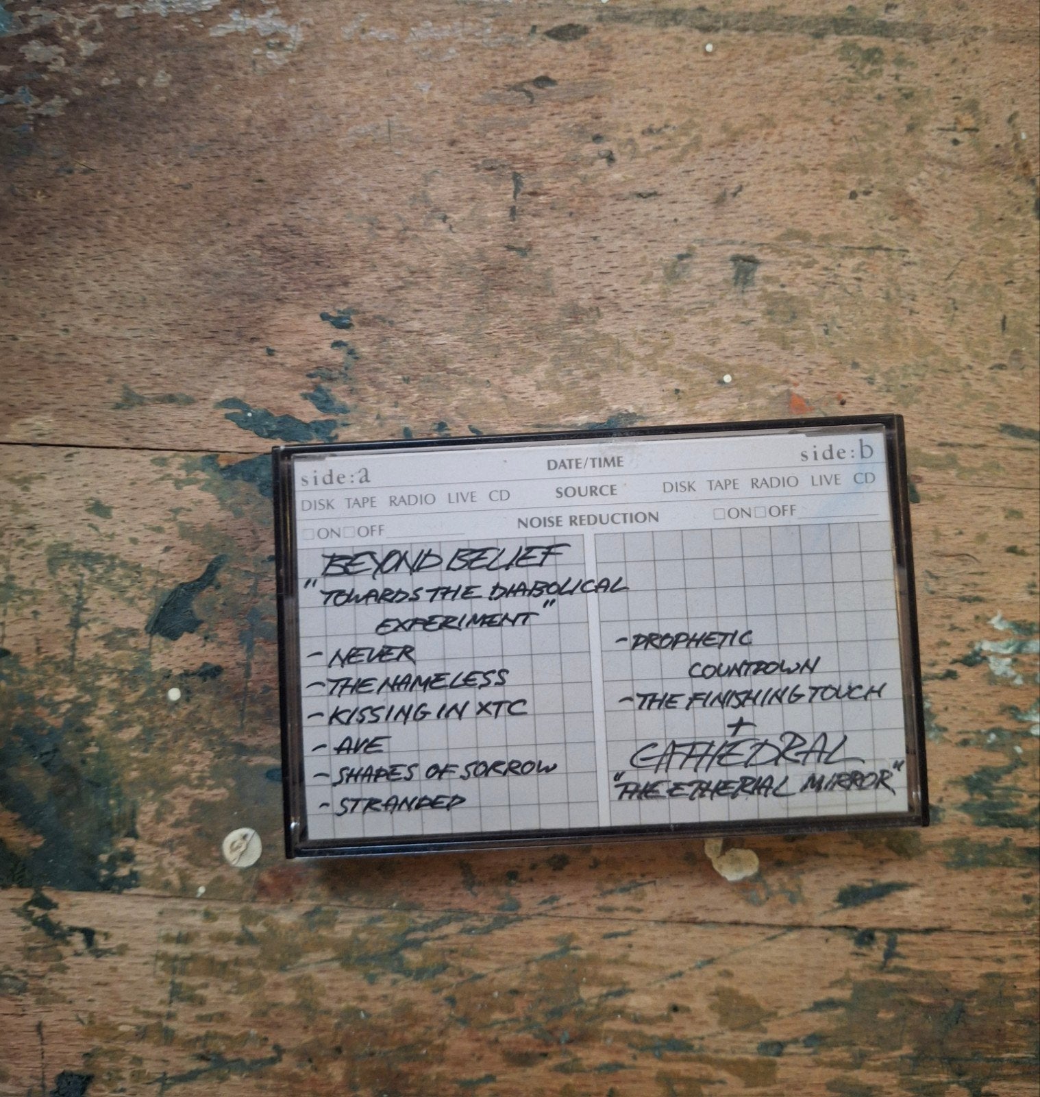 Metal tape: Beyond Belief & Cathedral (studio opname), Ophalen, Nieuw in verpakking, 1 bandje