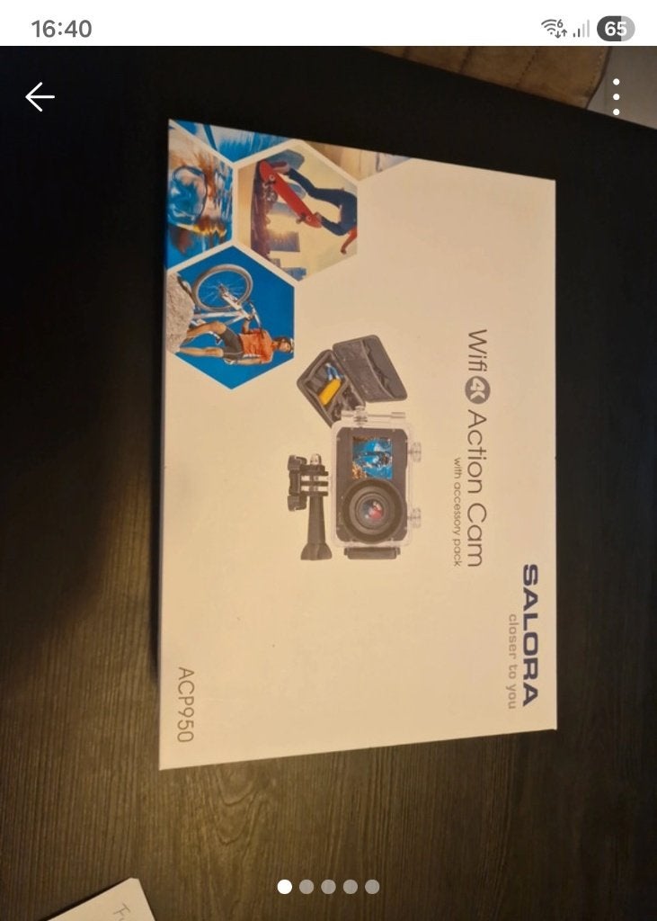 Salora action camera, Audio, Tv en Foto, Actiecamera's, Ophalen, Gebruikt, Overige merken