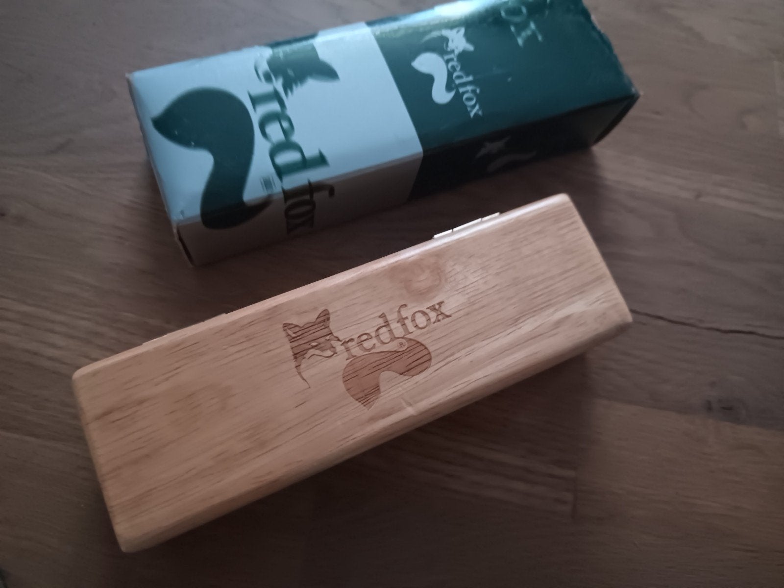 Fox Knives Red Fox R107 Zakmes met houten handvat en opbergd, Ophalen of Verzenden, Overige soorten, Overige gebieden, Mes of Dolk