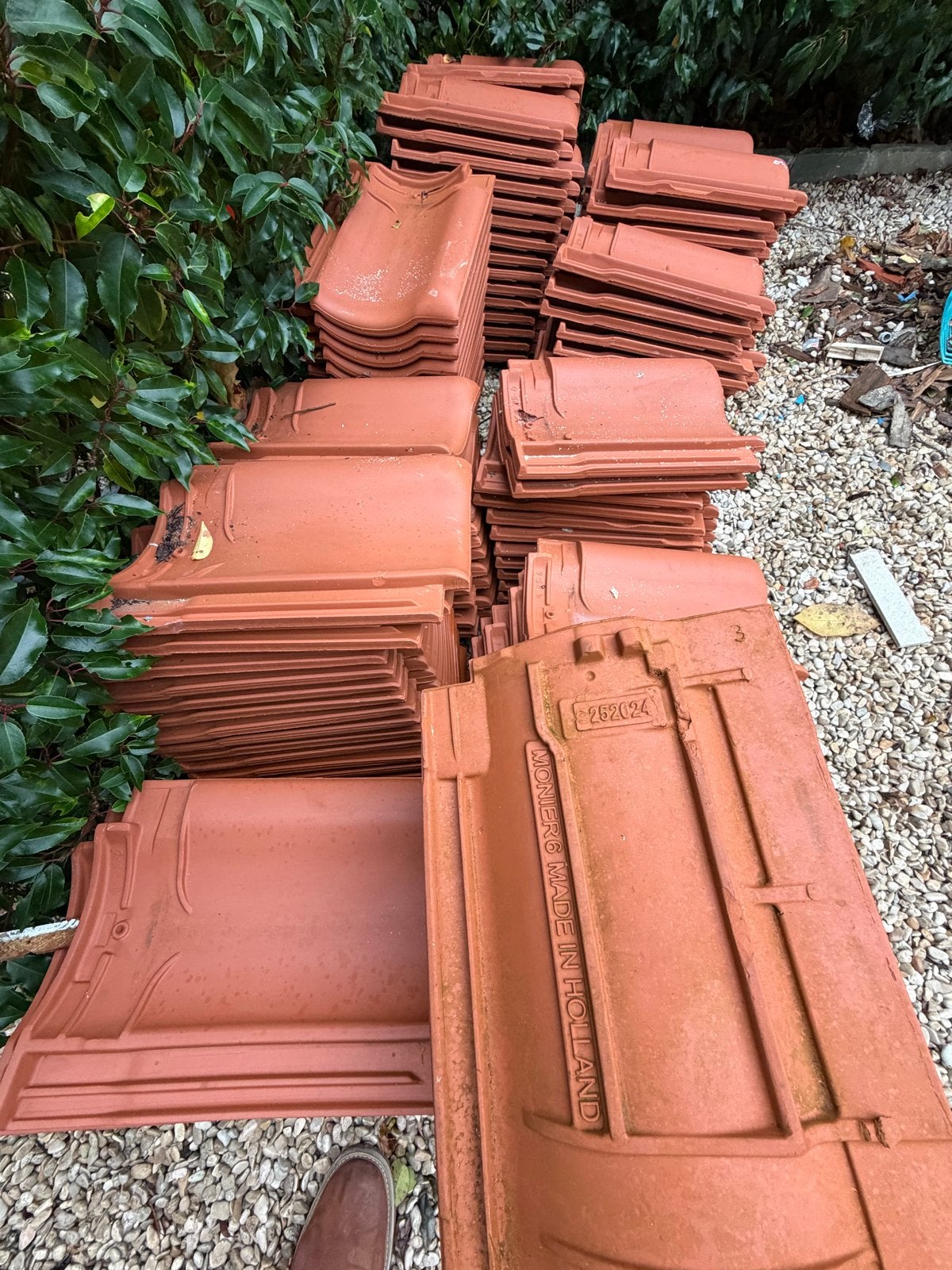 150VHV dakpannen rood (1 maand gebruikt), Ophalen, Gebruikt, Steen of Klei, 15 m² of meer