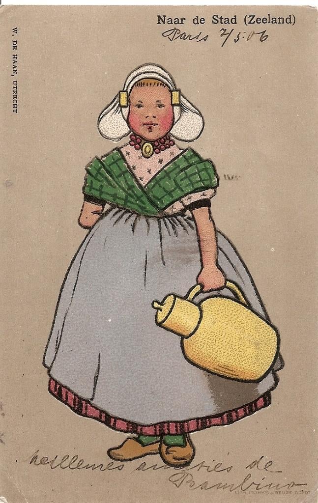 Zeeland, naar de stad, Verzamelen, Ophalen of Verzenden, Voor 1920, Gelopen, Zeeland