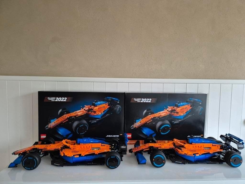 LEGO SCHAAL 1:8 MCLAREN FORMULE 1 AUTO,S COMPLEET OPGEBOUWD, Ophalen, Compleet, Lego, Zo goed als nieuw