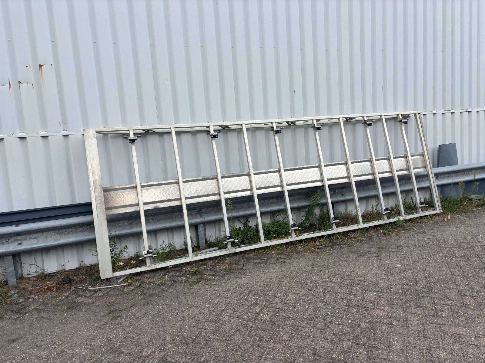 Aluminium Imperial dagdrager 478cm x 157cm, Ophalen, Zo goed als nieuw, Aluminium, Spijlenhekwerk