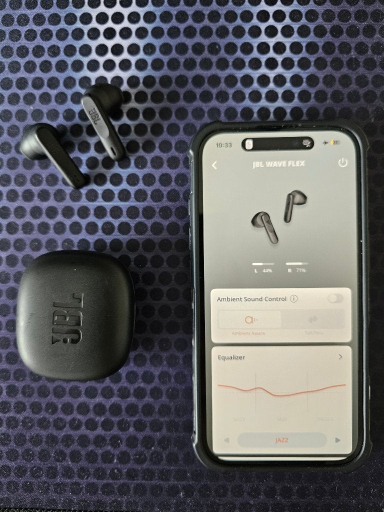 JBL Wave Flex Oordopjes - Nieuwstaat!, Zwart, In gehoorgang (in-ear), Bluetooth, Ophalen of Verzenden