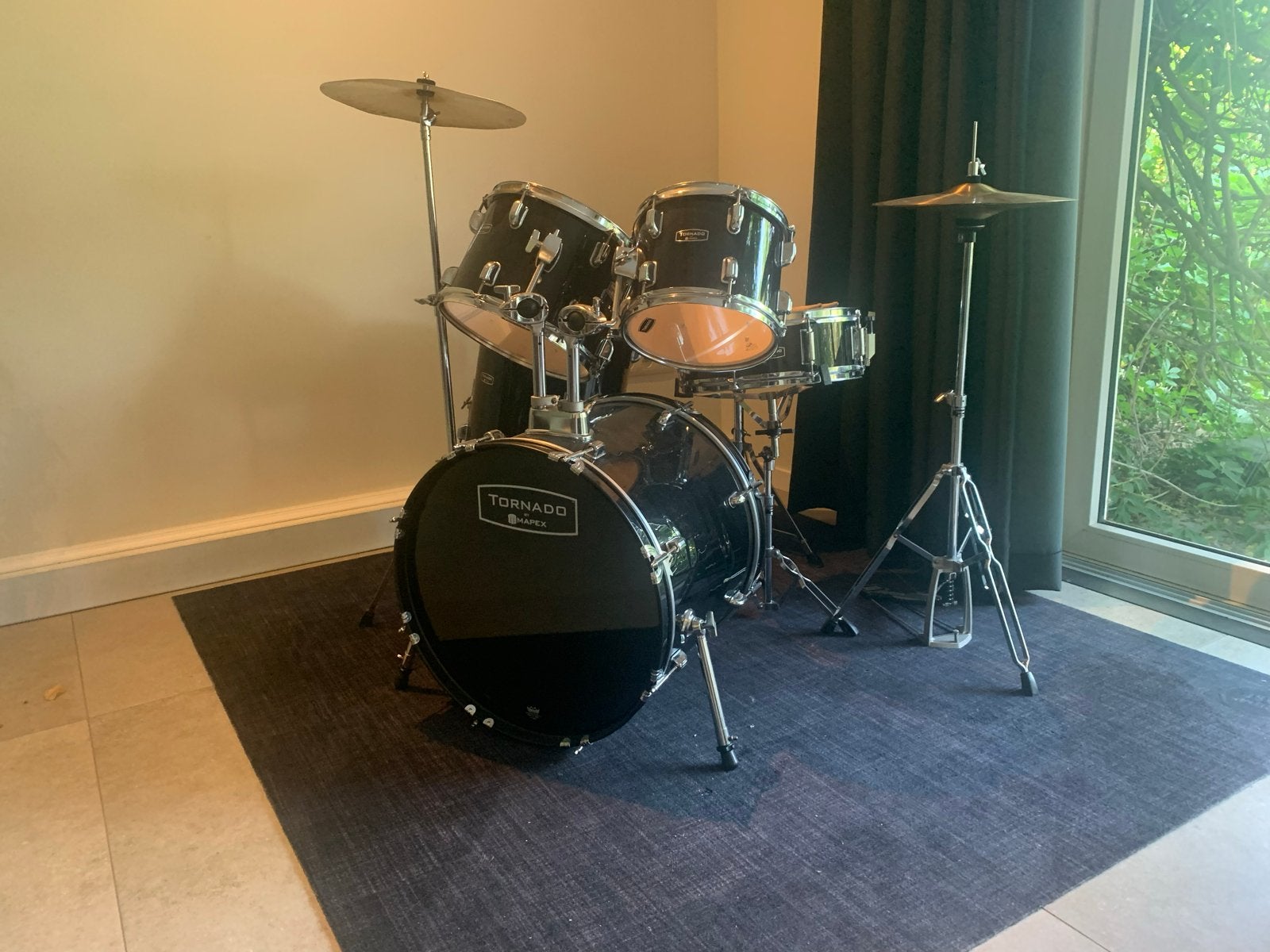 Tornado by Mapex drumstel - Compleet met hardware en kruk, Ophalen, Gebruikt, Overige merken