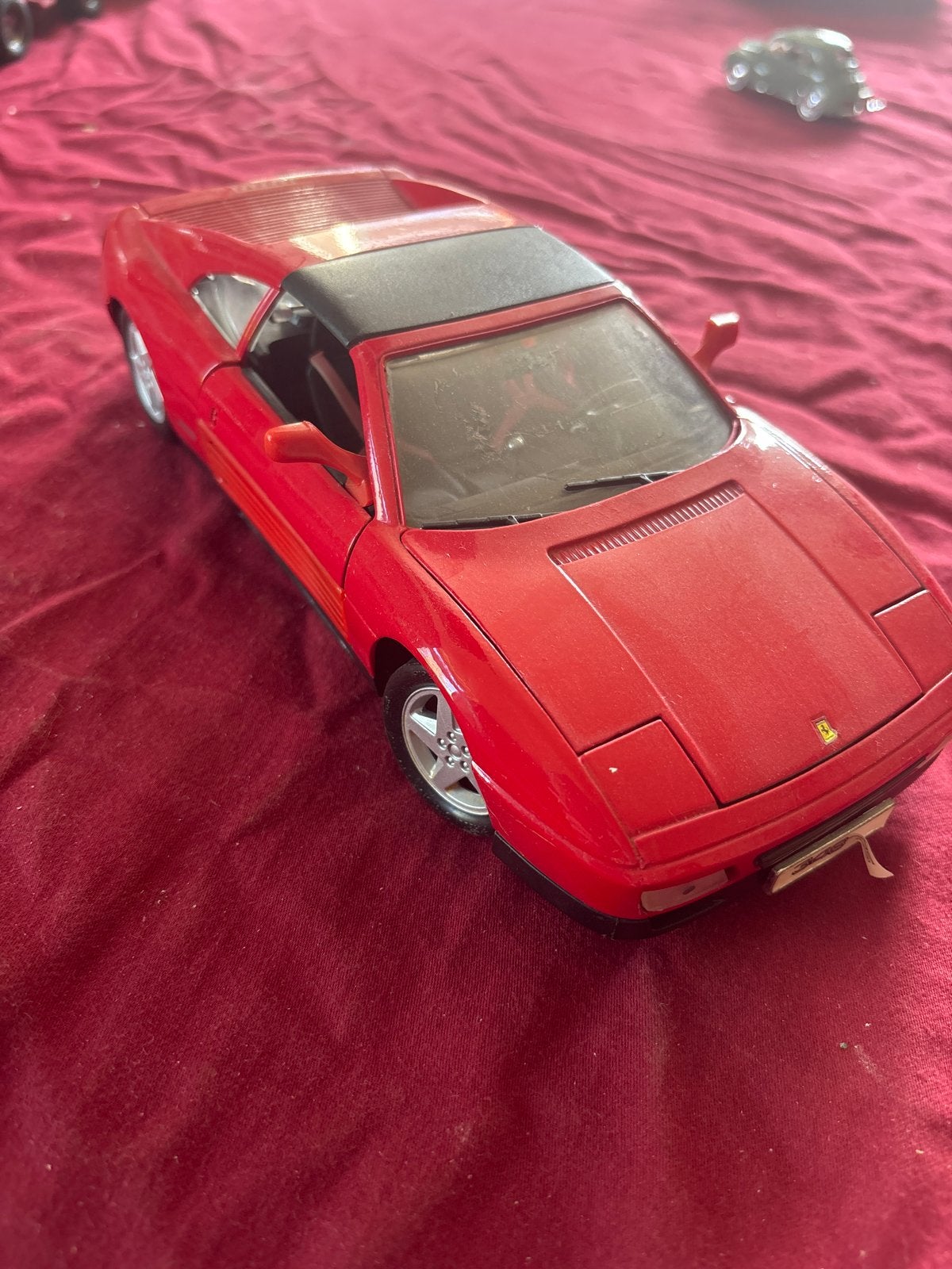Rode Ferrari modelauto - Schaalmodel, Ophalen of Verzenden, Gebruikt, Overige typen