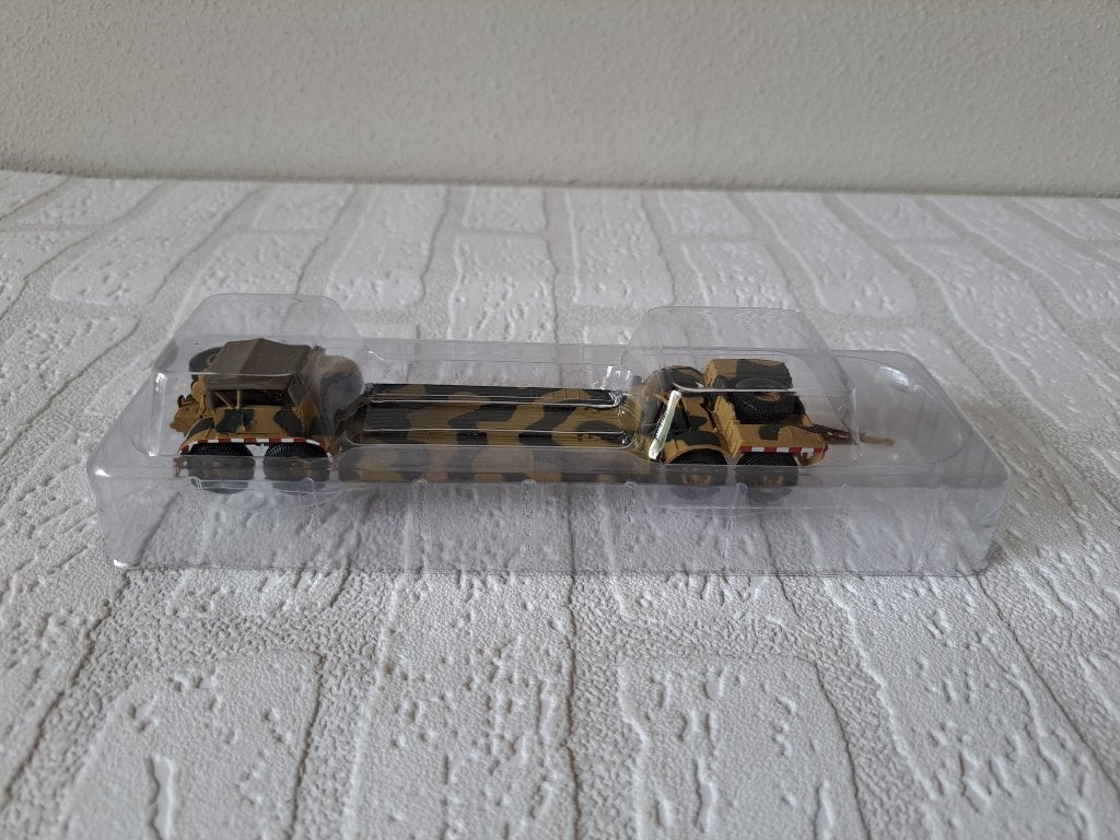 Tank Oplegger Trailer Duitsland 1943 1:72 20x5x4cm, Verzamelen, Militaria | Tweede Wereldoorlog, Ophalen of Verzenden, Landmacht