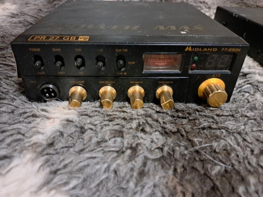 Midland CB Transceiver 77-250K en Alan 78 Plus, Ophalen of Verzenden, Gebruikt, Zender en Ontvanger