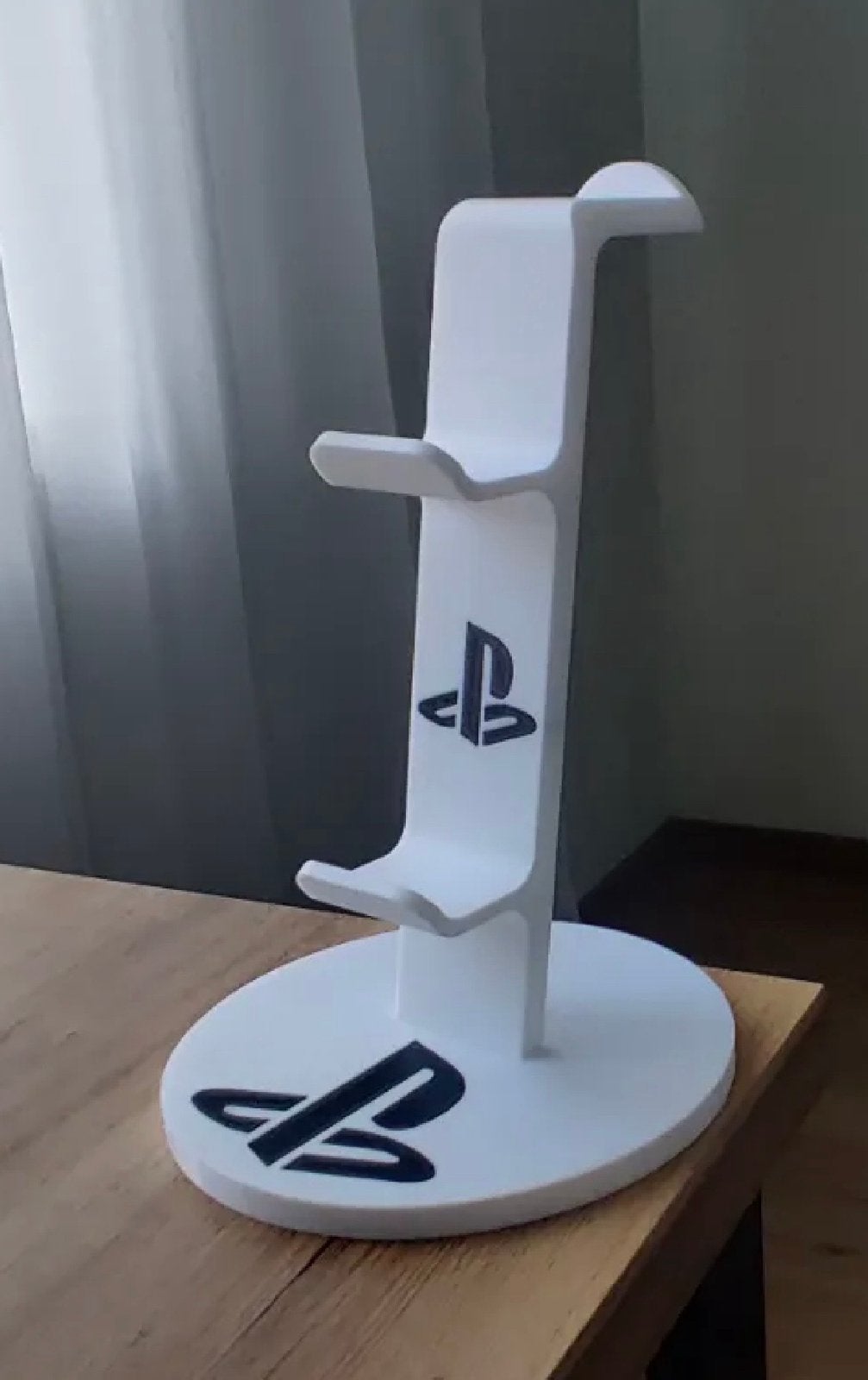 PS5 Controller & Headset Houder - Wit met Grijs Logo, Spelcomputers en Games, Ophalen, Nieuw, Overige typen, PlayStation 5