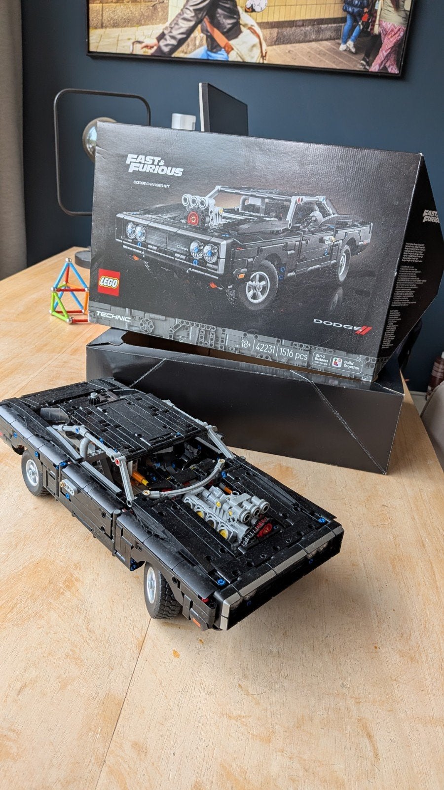 LEGO Technic Fast & Furious Dodge Charger R/T 42111, Compleet, Overige thema's, Lego, Ophalen of Verzenden
