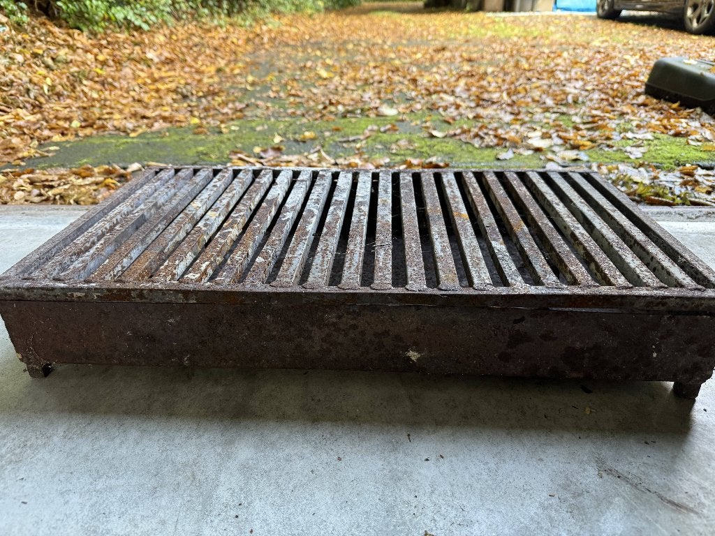 Haardbak Asbak 63x35x9 cm, Ophalen, Gebruikt, Hangende haard, Houthaard