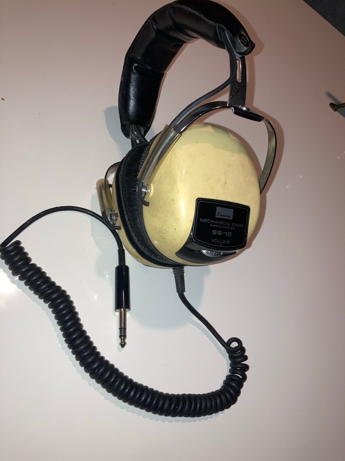 Sansui SS-10 Vintage Koptelefoon - Mechanische 2-weg, Over-ear, Zwart, Ophalen, Overige merken