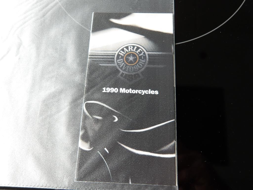 Folder Harley Davidson 1990 Motorcycles, Verzenden, Harley-Davidson of Buell