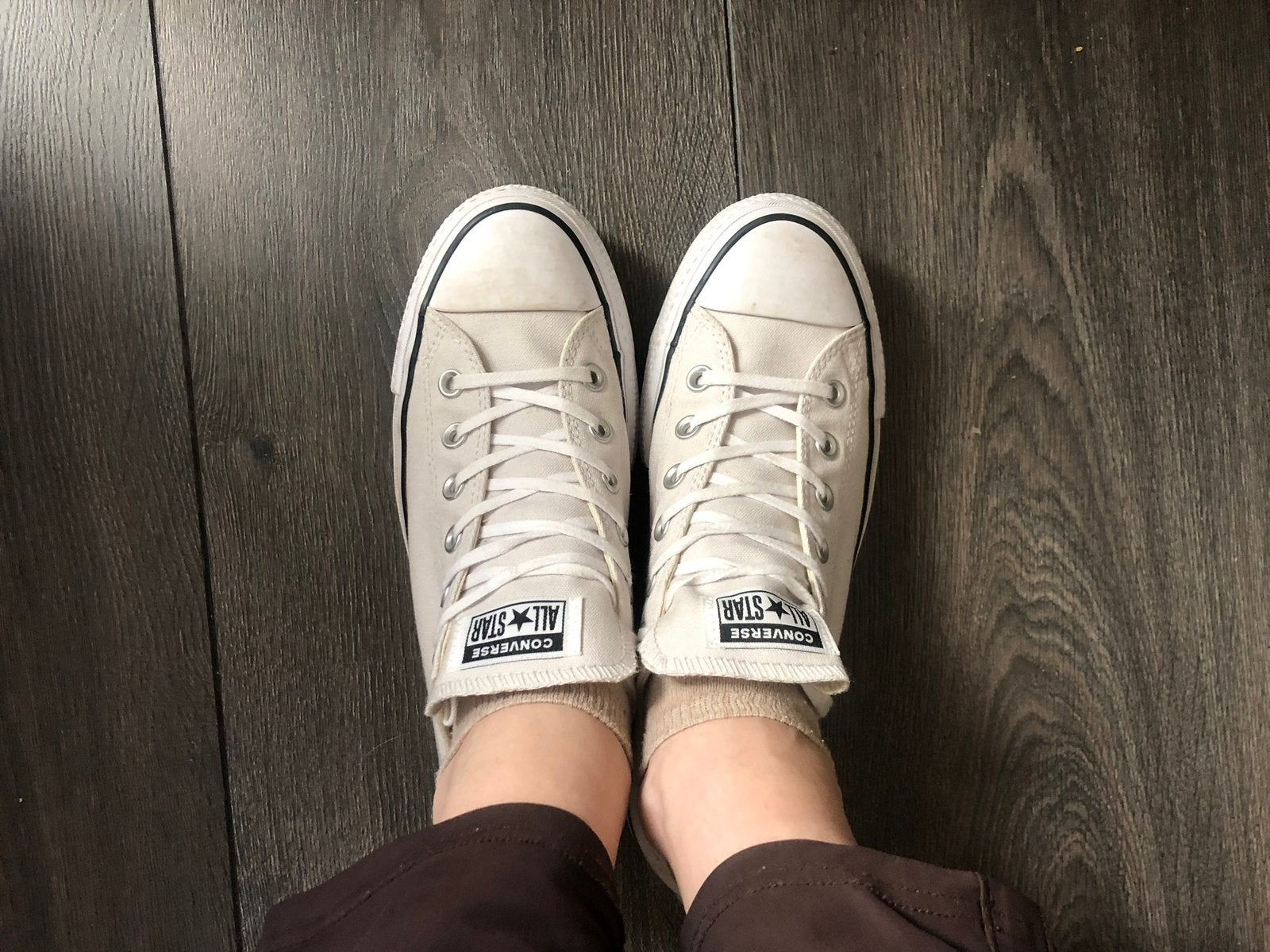 Converse Allstars Sneakers Beige - Creme - Wit - Ecru 41, Ophalen, Beige, Sneakers of Gympen, Zo goed als nieuw