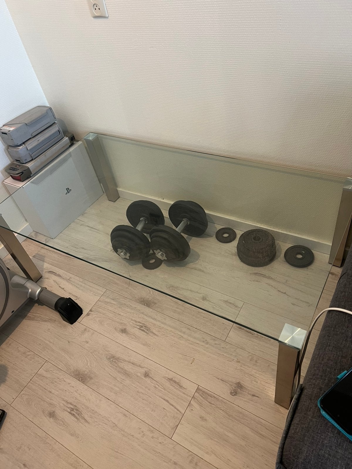 Glazen salontafel, Huis en Inrichting, Complete inboedels, Ophalen