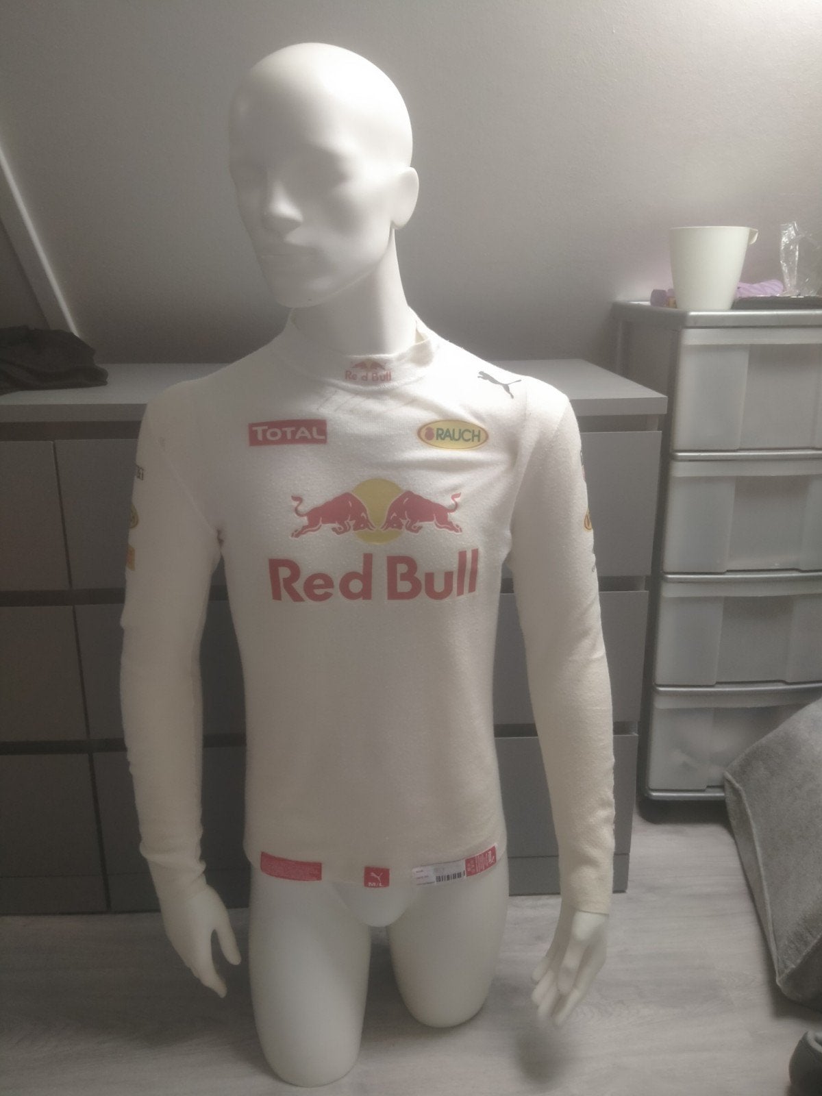 Max Verstappen gesigneerde Nomex shirt, Red Bull, Ophalen of Verzenden, Gebruikt, Formule 1