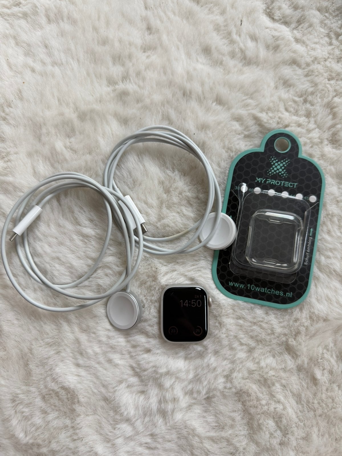 Apple Watch Series 8 – 41 mm Starlight, Ophalen of Verzenden, Gebruikt