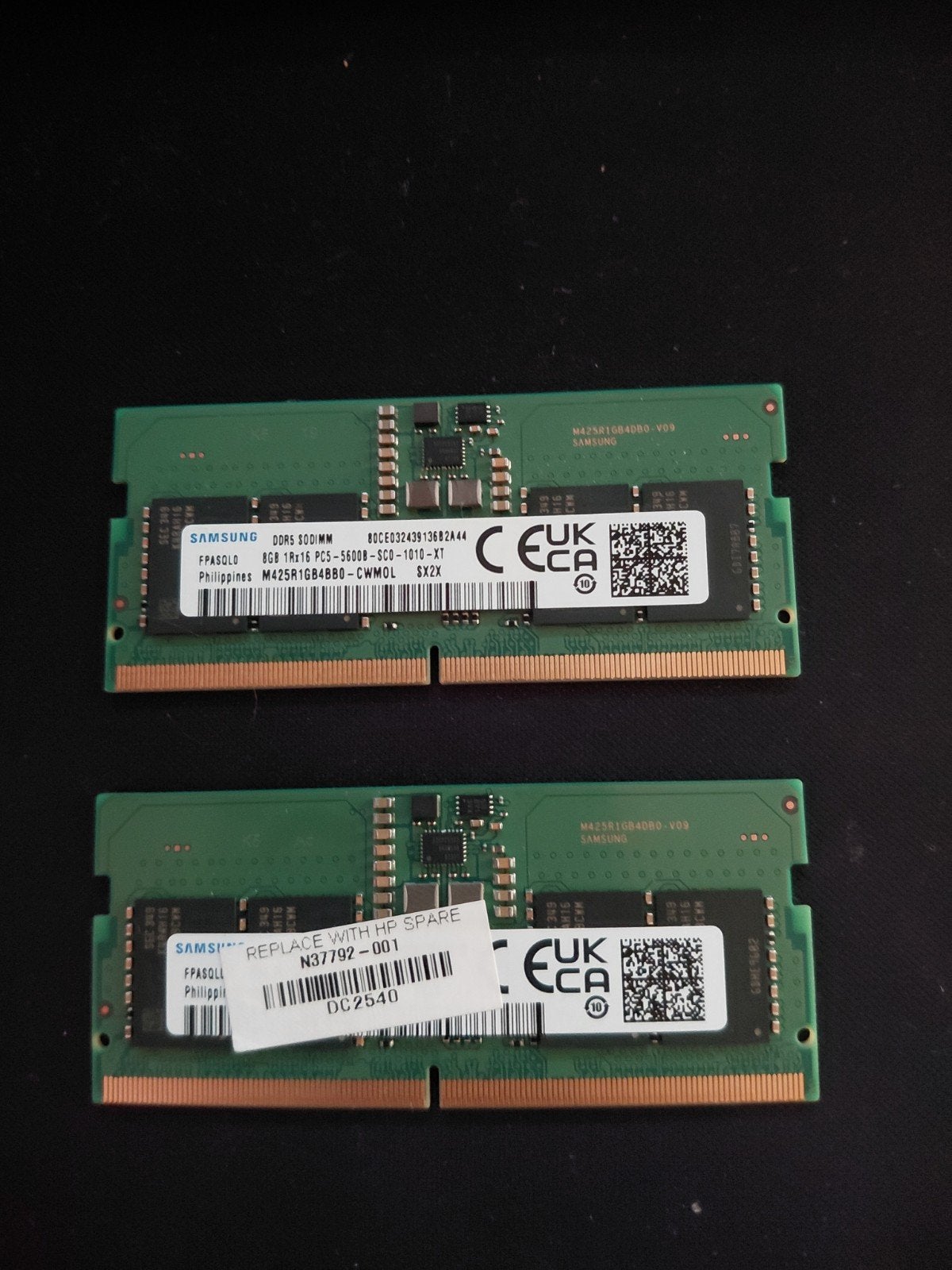 Samsung DDR5 RAM 16GB (2x8GB) - 1 jaar oud, Computers en Software, Server, Ophalen of Verzenden, Zo goed als nieuw, DDR5