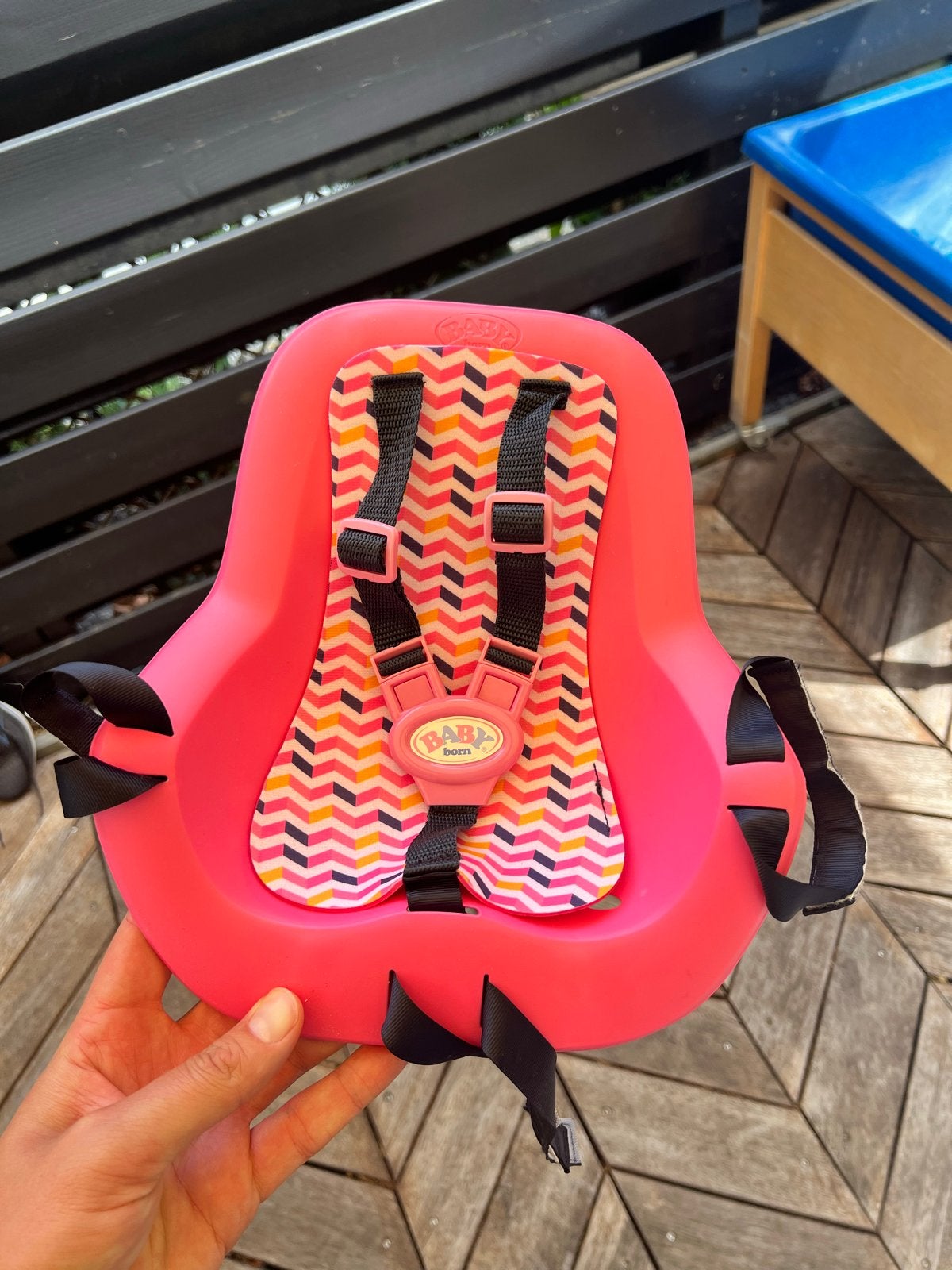 Baby Born fietsstoeltje voor poppen, Kinderen en Baby's, Speelgoed | Poppen, Ophalen of Verzenden, Gebruikt, Babypop