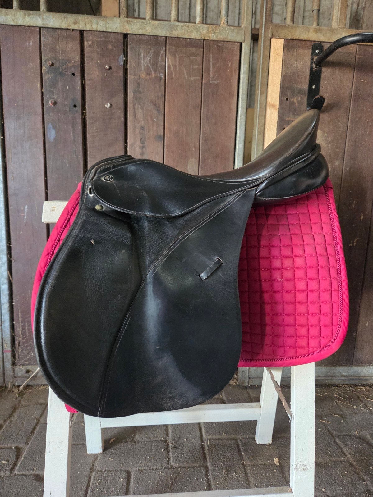 Kieffer veelzijdigheidszadel 17,5 inch, Ophalen, Gebruikt, L (17.5 inch)