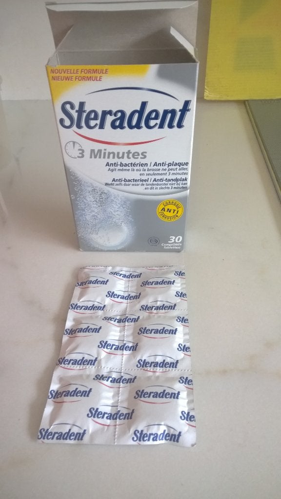 Steradent 3 minuten, Ophalen of Verzenden, Nieuw, Overige typen