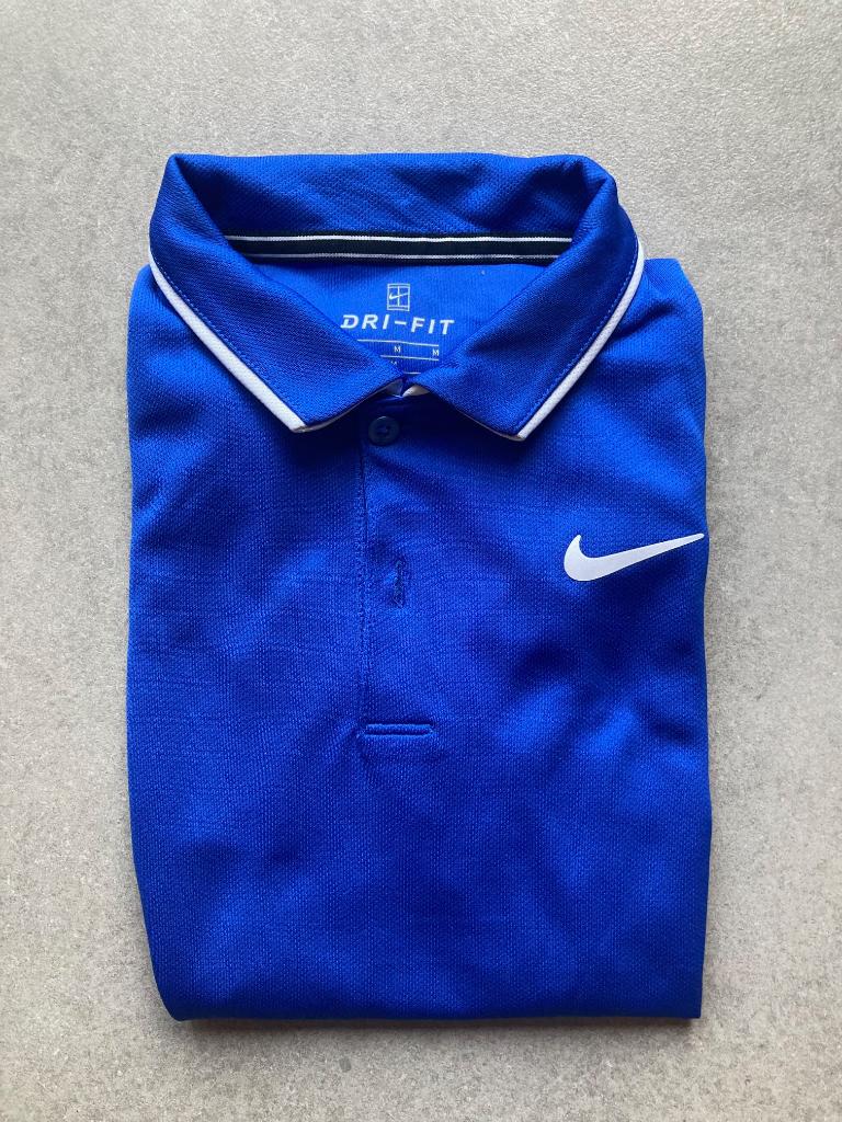 Polo jongens Nike blauw maat M (137-147), Ophalen of Verzenden, Zo goed als nieuw, Shirt of Longsleeve, Nike
