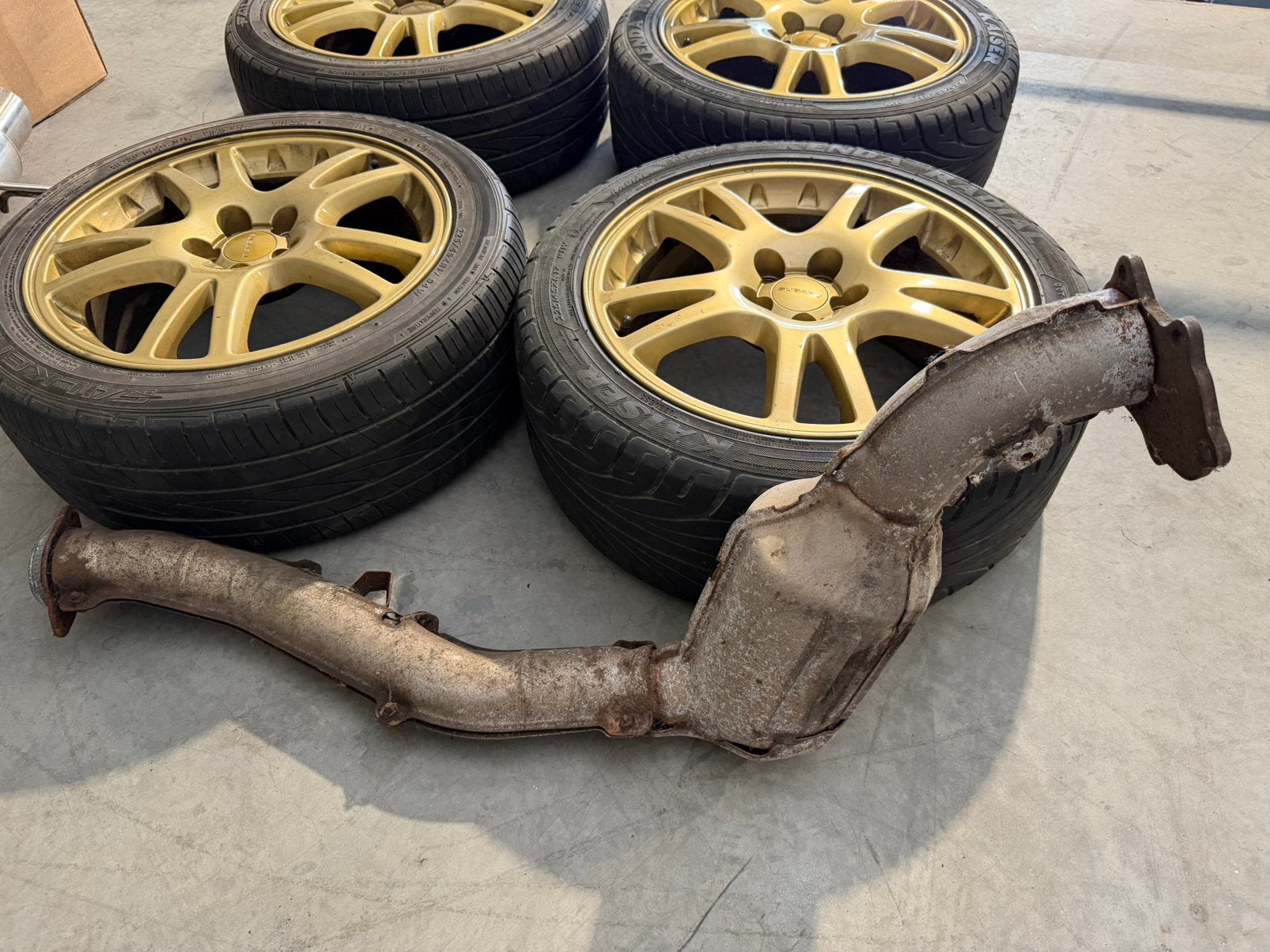 Subaru GC8/GTT Oem Downpipe, Ophalen, Subaru