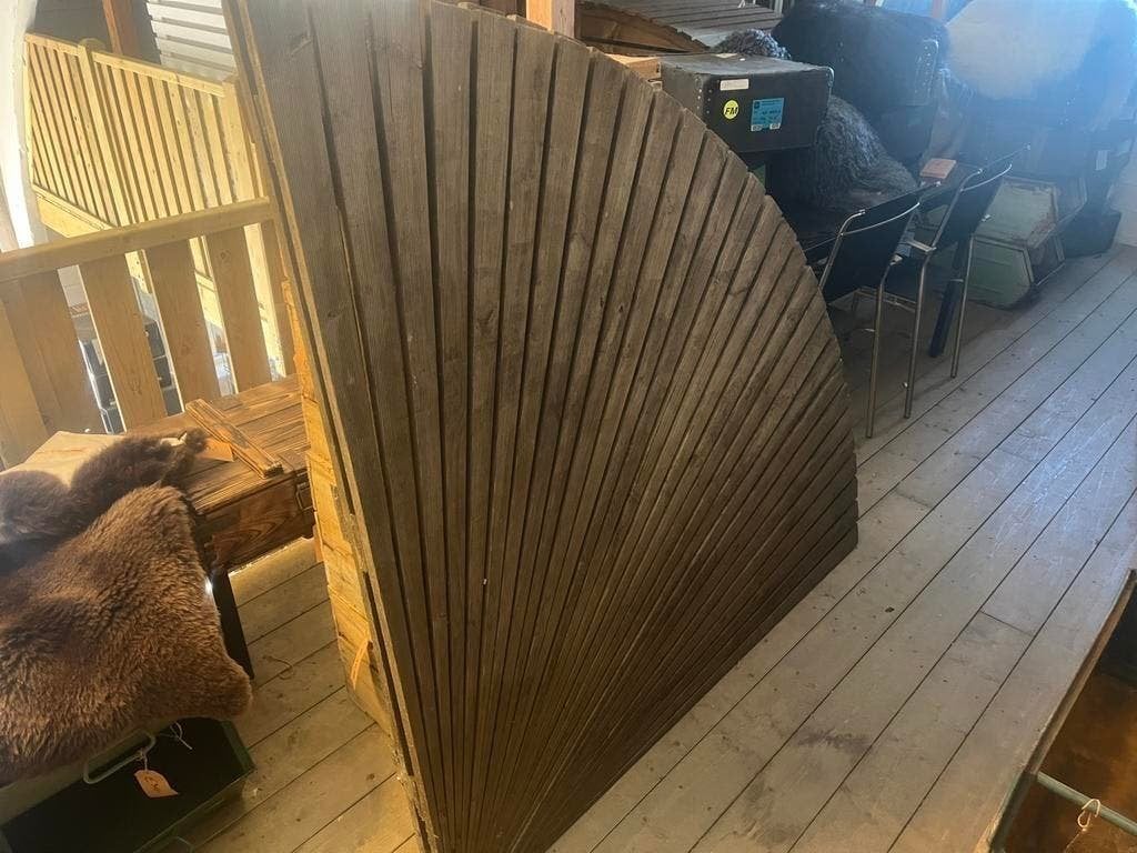 2x houten waaierpaneel , waaier 1m50 voor in de tuin, Ophalen, Nieuw, Minder dan 180 cm, Planken