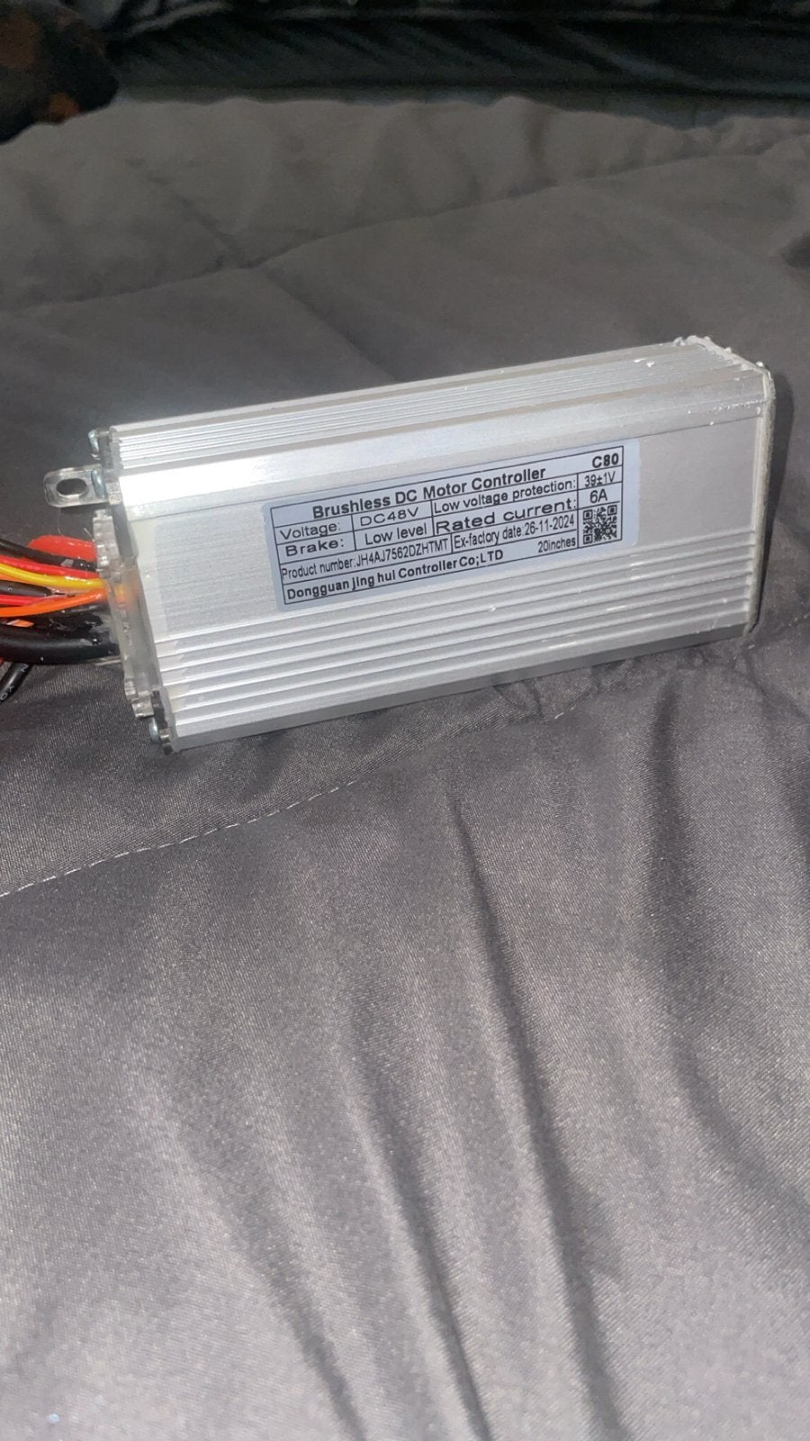 Brushless DC Motor Controller 6A 48V voor C80 E-bike, Gebruikt, Overige materialen, Motor, Ophalen