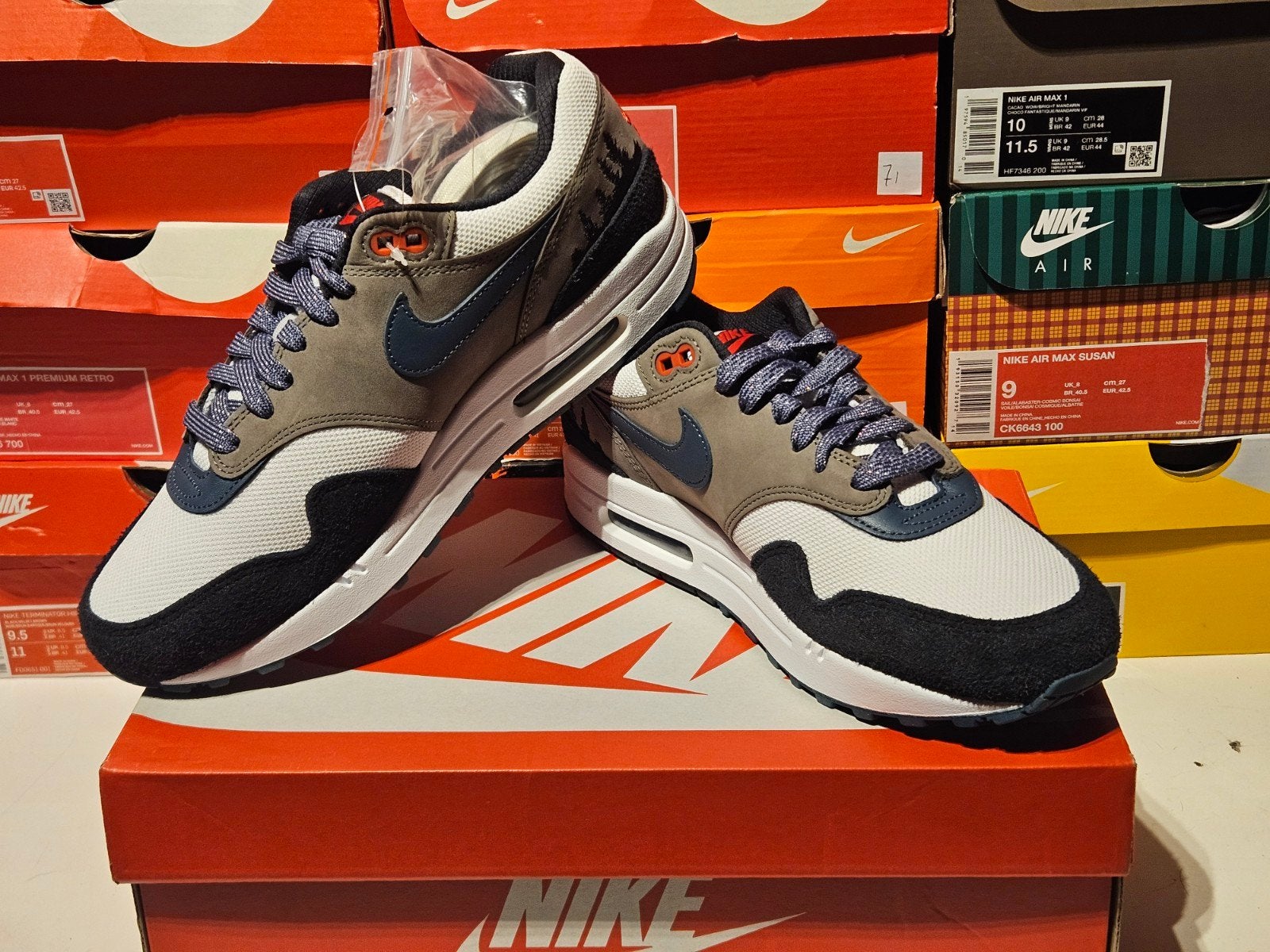 Noke air max 1 treeline ds 42.5, Overige kleuren, Nike, Nieuw, Ophalen of Verzenden