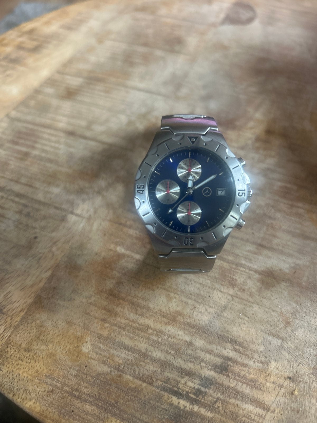 Mercedes-Benz Polshorloge - Chronograaf - Staal, Overige merken, Staal, Polshorloge, Nieuw