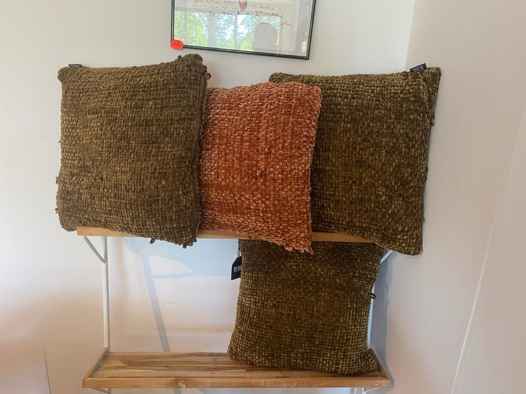 5 Kussens 45x45 B-keuze met hoge korting, Ophalen, Nieuw, Bruin, Vierkant