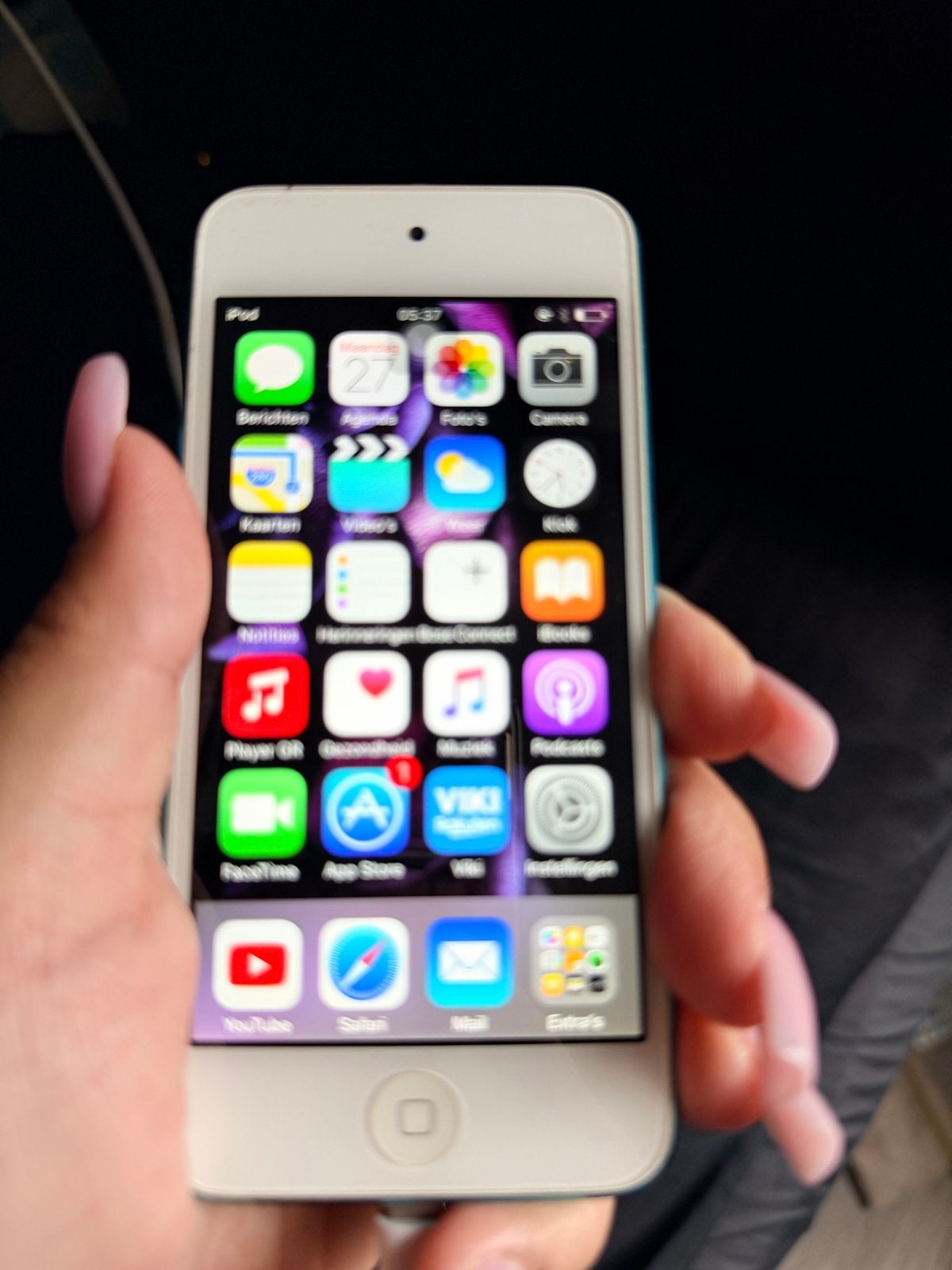 Apple iPod Touch 5e generatie 32GB Blauw, Ophalen, Gebruikt, 20 tot 40 GB, Touch