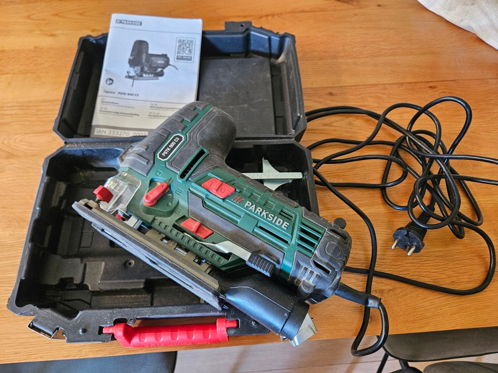 Parkside Decoupeerzaag PSTK 800 C3, Ophalen, Gebruikt, Decoupeerzaag, 600 tot 1200 watt