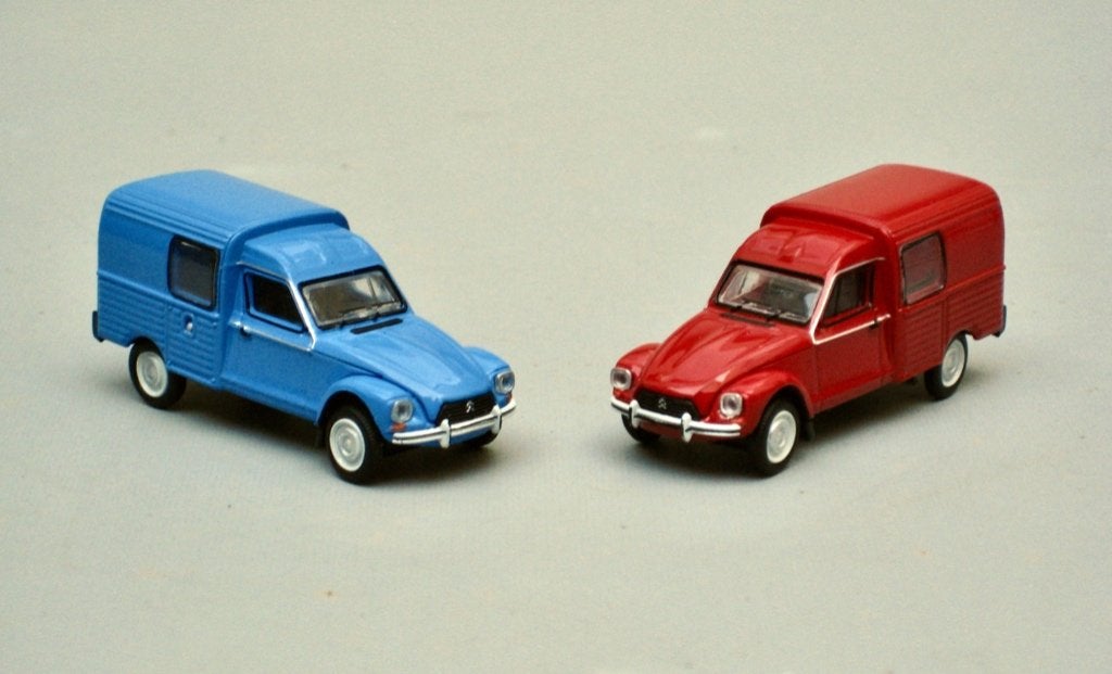 Citroen Acadiane blauw of rood Brekina 1:87, Ophalen of Verzenden, Nieuw, Auto, Brekina