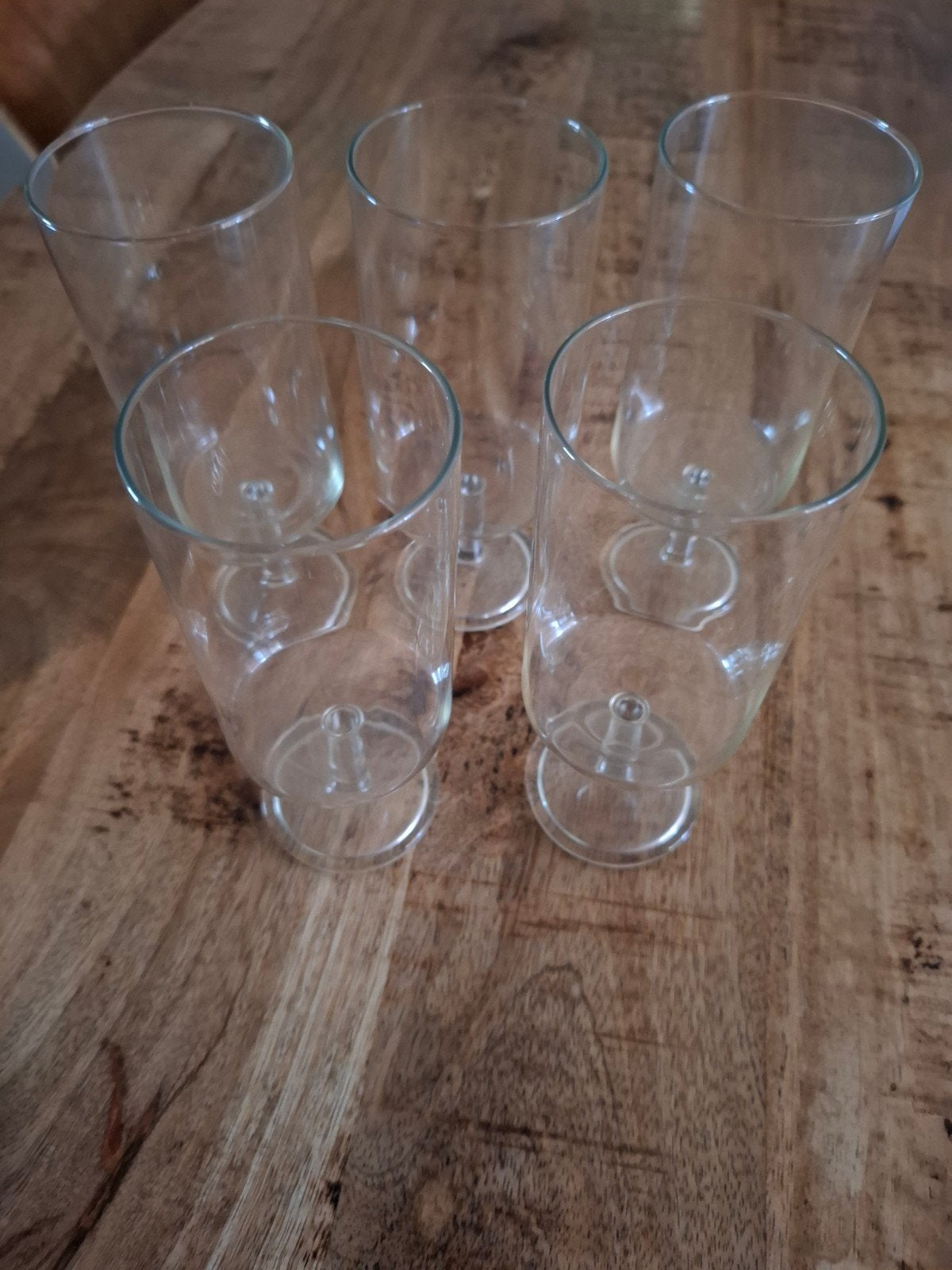 bierglazen op voet, Ophalen of Verzenden, Zo goed als nieuw, Bierglas