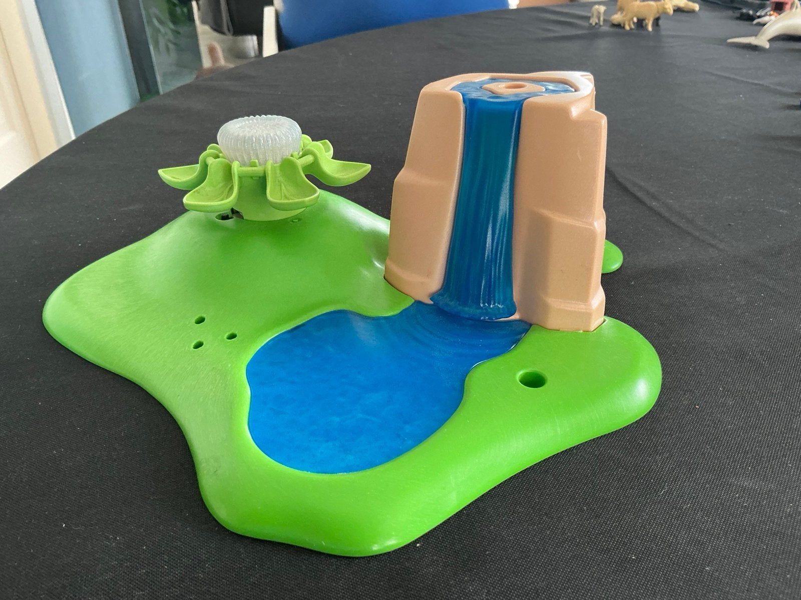 Playmobil mooie waterval met verlichte bloem., Ophalen of Verzenden, Zo goed als nieuw